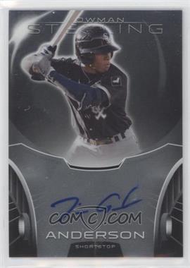 2013 Bowman Sterling - Prospect Autographs #BSAP-TA - Tim Anderson