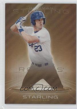 2013 Bowman Sterling - Prospects - Gold Refractor #BSP-40 - Bubba Starling /50