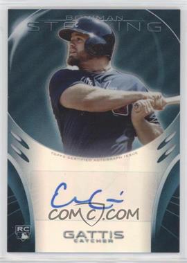 2013 Bowman Sterling - Rookie Autographs - Blue Refractors #BSAR-EG - Evan Gattis /25