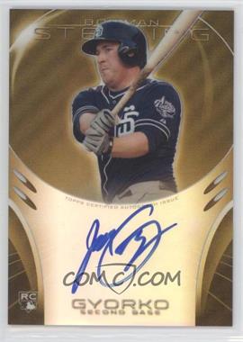 2013 Bowman Sterling - Rookie Autographs - Gold Refractors #BSAR-JG - Jedd Gyorko /50