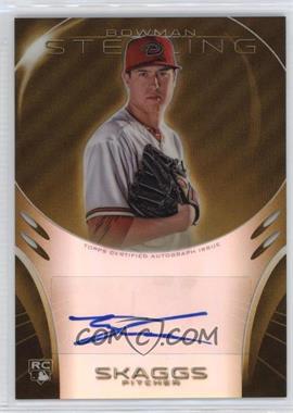 2013 Bowman Sterling - Rookie Autographs - Gold Refractors #BSAR-TS - Tyler Skaggs /50