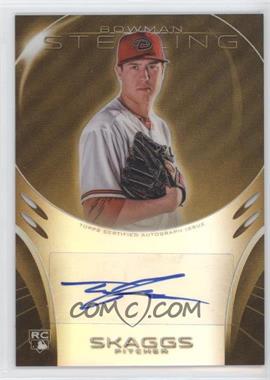 2013 Bowman Sterling - Rookie Autographs - Gold Refractors #BSAR-TS - Tyler Skaggs /50