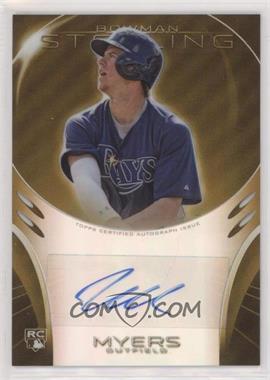 2013 Bowman Sterling - Rookie Autographs - Gold Refractors #BSAR-WM - Wil Myers /50
