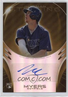 2013 Bowman Sterling - Rookie Autographs - Gold Refractors #BSAR-WM - Wil Myers /50