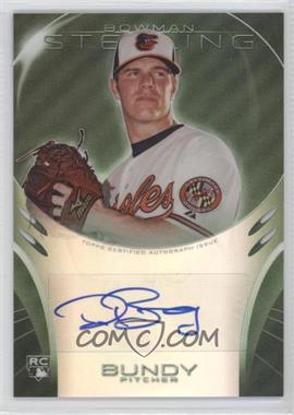 2013 Bowman Sterling - Rookie Autographs - Green Refractors #BSAR-DB - Dylan Bundy /125