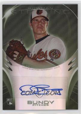 2013 Bowman Sterling - Rookie Autographs - Green Refractors #BSAR-DB - Dylan Bundy /125