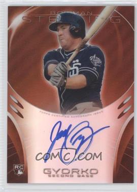 2013 Bowman Sterling - Rookie Autographs - Orange Refractors #BSAR-JG - Jedd Gyorko /75