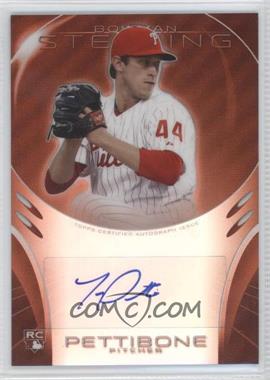 2013 Bowman Sterling - Rookie Autographs - Orange Refractors #BSAR-JP - Jonathan Pettibone /75