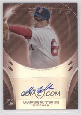 2013 Bowman Sterling - Rookie Autographs - Ruby Refractors #BSAR-AW - Allen Webster /99