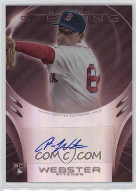 2013 Bowman Sterling - Rookie Autographs - Ruby Refractors #BSAR-AW - Allen Webster /99