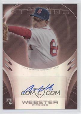 2013 Bowman Sterling - Rookie Autographs - Ruby Refractors #BSAR-AW - Allen Webster /99