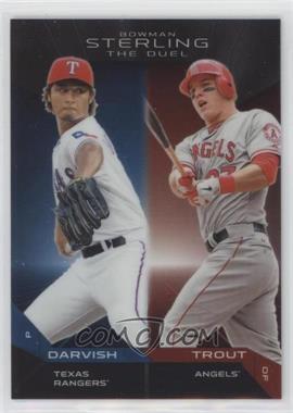 2013 Bowman Sterling - The Duel #TD-DT - Yu Darvish, Mike Trout