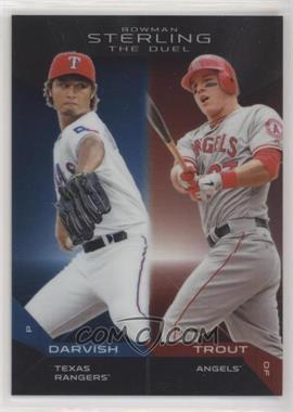 2013 Bowman Sterling - The Duel #TD-DT - Yu Darvish, Mike Trout