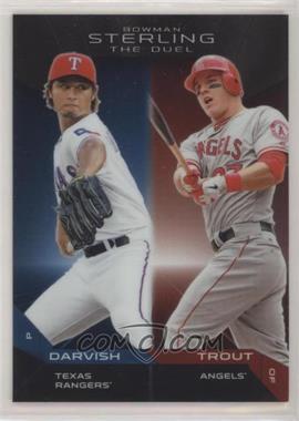 2013 Bowman Sterling - The Duel #TD-DT - Yu Darvish, Mike Trout