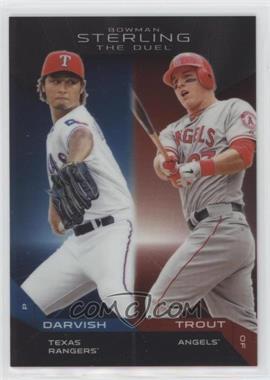 2013 Bowman Sterling - The Duel #TD-DT - Yu Darvish, Mike Trout