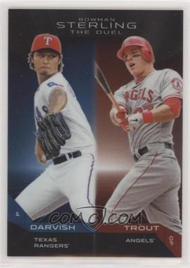 2013 Bowman Sterling - The Duel #TD-DT - Yu Darvish, Mike Trout