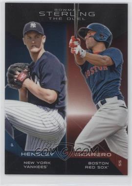 2013 Bowman Sterling - The Duel #TD-HM - Ty Hensley, Deven Marrero