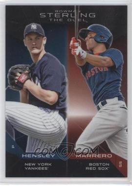 2013 Bowman Sterling - The Duel #TD-HM - Ty Hensley, Deven Marrero