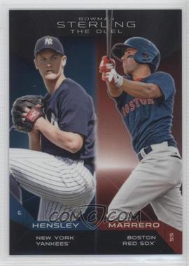 2013 Bowman Sterling - The Duel #TD-HM - Ty Hensley, Deven Marrero