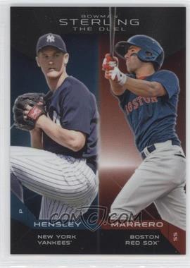 2013 Bowman Sterling - The Duel #TD-HM - Ty Hensley, Deven Marrero