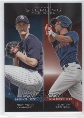 2013 Bowman Sterling - The Duel #TD-HM - Ty Hensley, Deven Marrero