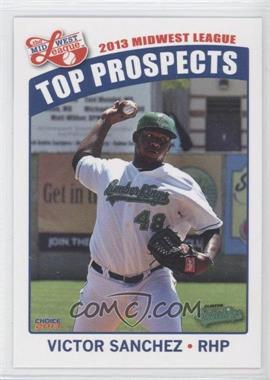 2013 Choice Midwest League Top Prospects - [Base] #10 - Victor Sanchez