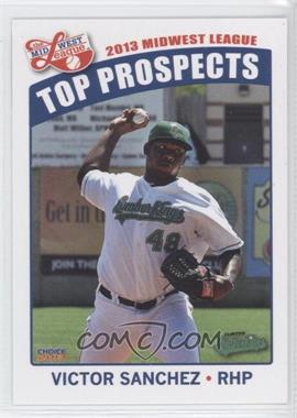 2013 Choice Midwest League Top Prospects - [Base] #10 - Victor Sanchez