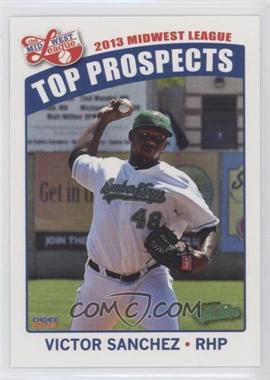 2013 Choice Midwest League Top Prospects - [Base] #10 - Victor Sanchez