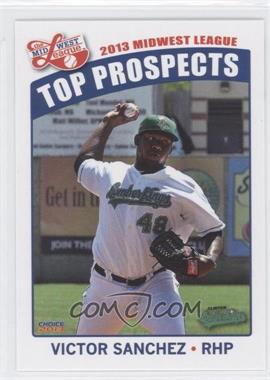 2013 Choice Midwest League Top Prospects - [Base] #10 - Victor Sanchez