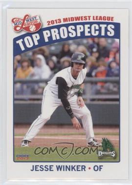 2013 Choice Midwest League Top Prospects - [Base] #12 - Jesse Winker