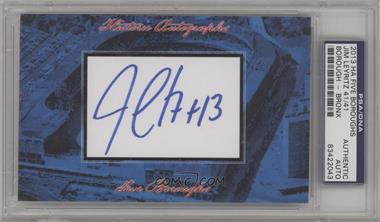 2013 Historic Autographs Five Boroughs Cut Autographs - [Base] #_JILE - Jim Leyritz /41 [PSA/DNA Encased]