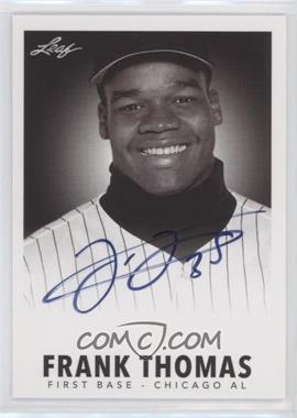 2013 Leaf 1960 Throwback - Industry Summit Preview Autographs #LVPR-FT1 - Frank Thomas