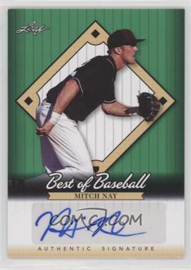 2013 Leaf Best of Baseball - [Base] - Autographs #A-MN1 - Mitch Nay
