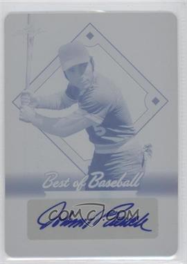 2013 Leaf Best of Baseball - [Base] - Printing Plate Cyan Autographs #BJB4 - Johnny Bench /1