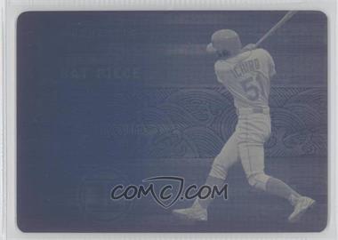 2013 Leaf Ichiro Immortals Collection - Auto Bat Booklet - Printing Plate Yellow #B1 - Ichiro Suzuki /1