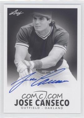 2013 Leaf Memories - 1960 Leaf Signatures #JC2 - Jose Canseco