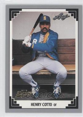 2013 Leaf Memories - 1991 Leaf Buyback - Gold #113 - Henry Cotto /5