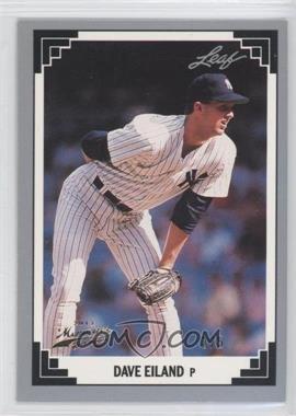 2013 Leaf Memories - 1991 Leaf Buyback - Gold #184 - Dave Eiland /5