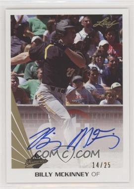 2013 Leaf Memories - Autographs - Gold #A-BMK - Billy Mckinney /25