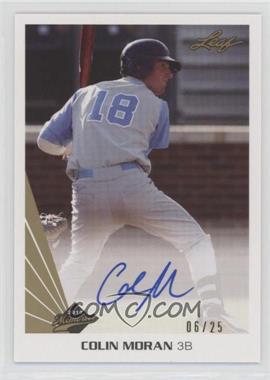 2013 Leaf Memories - Autographs - Gold #A-CM1 - Colin Moran /25