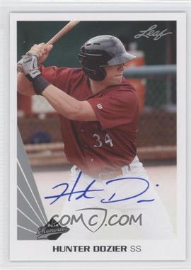 2013 Leaf Memories - Autographs #A-HD1 - Hunter Dozier