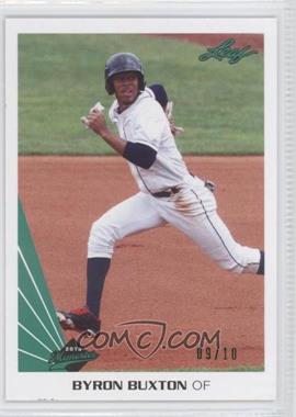 2013 Leaf Memories - [Base] - Green #B-BB1 - Byron Buxton /10