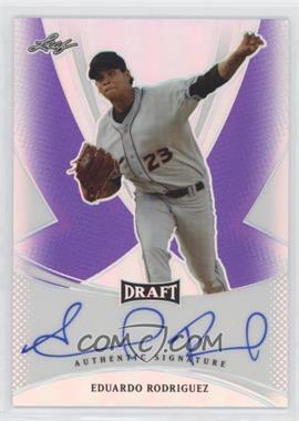 2013 Leaf Metal Draft - [Base] - Prismatic Purple #BA-ER1 - Eduardo Rodriguez /50