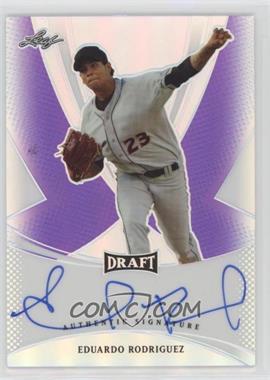 2013 Leaf Metal Draft - [Base] - Prismatic Purple #BA-ER1 - Eduardo Rodriguez /50