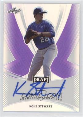 2013 Leaf Metal Draft - [Base] - Prismatic Purple #BA-KS1 - Kohl Stewart /50