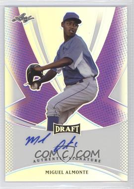 2013 Leaf Metal Draft - [Base] - Prismatic Purple #BA-MA2 - Miguel Almonte /50