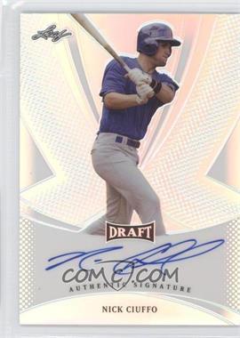 2013 Leaf Metal Draft - [Base] #BA-NC1 - Nick Ciuffo