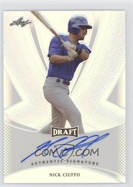 2013 Leaf Metal Draft - [Base] #BA-NC1 - Nick Ciuffo