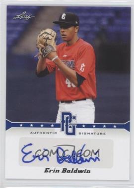 2013 Leaf Perfect Game Showcase - Autographs - Blue #A-EB1 - Erin Baldwin /25