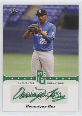 2013 Leaf Perfect Game Showcase - Autographs - Green #A-DK1 - Domnique Key /10